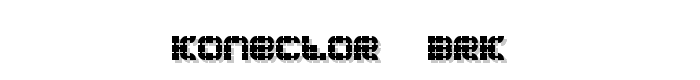 Konector -BRK- font